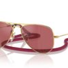 Ray-Ban Kids Junior Aviator RJ9506S Red Hiper 8 Mirror