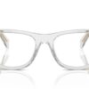 Prada PRA18V Transparent Grå Ram
