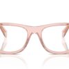 Prada PRA18V Transparenter Pfirsichrahmen
