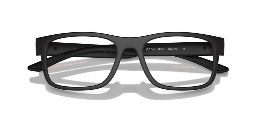 Prada Sport PS04QV Black Rubbered Frame EyeWearThese