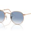 Ray-Ban Round Metal RB3447 Clear & Blue