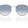 Ray-Ban Hexagonal RB3548 Transparente e Azul