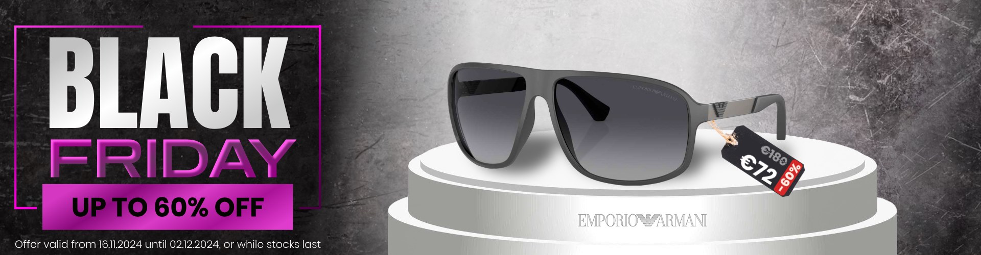 Black Friday up to 60% Off on Sunglasses and optical frrames