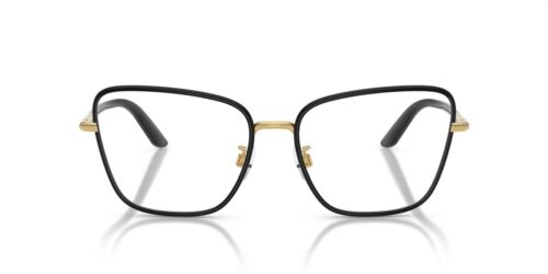 1334 - Monture or/noir / Verres transparents