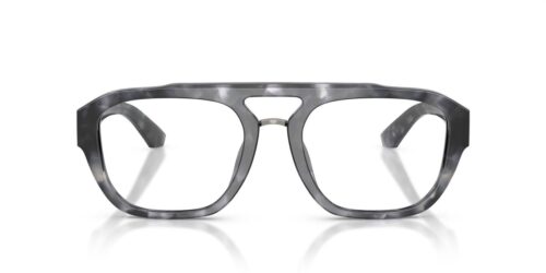 3445 - Grey Havana frame / Clear lenses