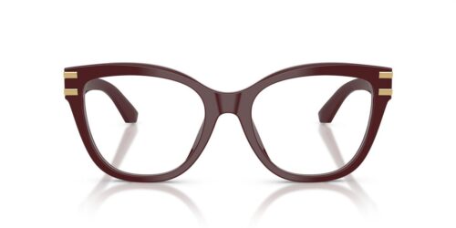 3091 - Monture bordeaux / Verres transparents