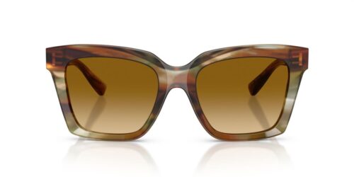 34462L - Striped Ochre frame / Light Yellow Gradient Light Brown lenses