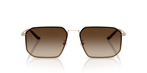 300213 - Matte Pale Gold frame / Gradient Brown lenses
