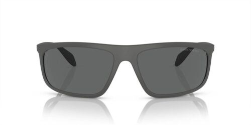 512687 - Matte Grey/Rubber Brown frame / DARK GREY lenses
