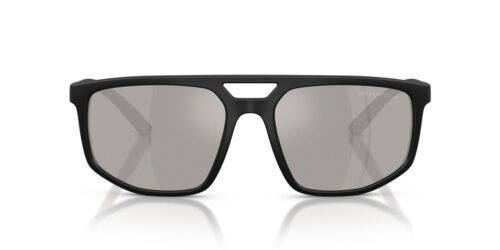 50016G - Matte Black frame / Light Grey Mirror Silver lenses