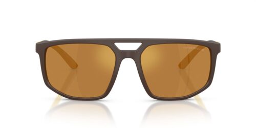 62586H - Matte Brown frame / Brown Mirror Gold lenses