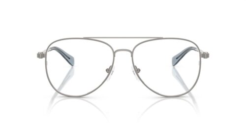 1002 - Shiny Gunmetal frame / Clear lenses