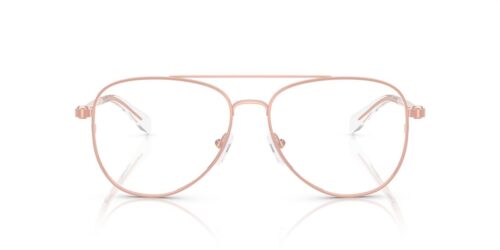 1108 - Rose Gold Shiny frame / Clear lenses