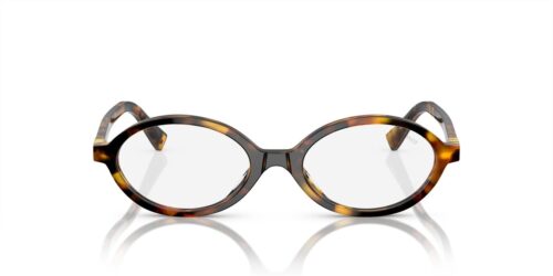 VAU08N - Honing Havana montuur / Heldere blauwlichtfilterglazen