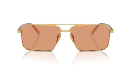 5AK07V - Monture dorée / Verres orange