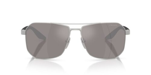 18X80I - Matte Champagne frame / Purple Brown Mirror Silver lenses
