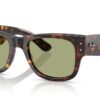 Ray-Ban Mega Wayfarer RB0840S pullonvihreät aurinkolasit