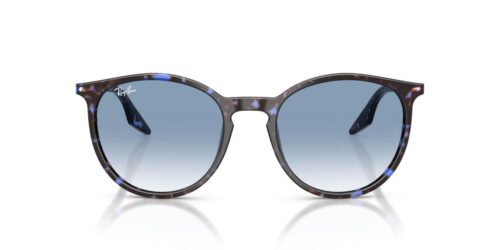 14303F - Havana Blue Tortoiseshell frame / Clear Gradient Blue lenses