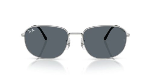 003/R5 - Silver frame / Blue lenses