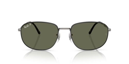 927458 - Matte Black On Matte Gunmetal frame / Green Polar lenses