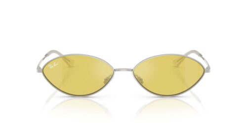 003/6D - Silver frame / Yellow Mirror Flash Gold lenses