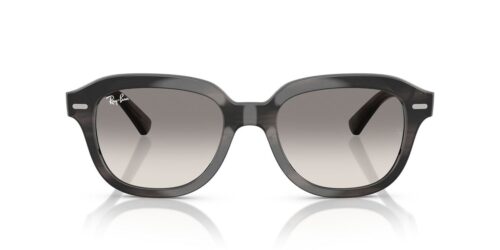140432 - Striped Grey frame / Clear Gradient Grey lenses