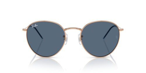 92023A - ROSEGOLD frame / DARK BLUE lenses