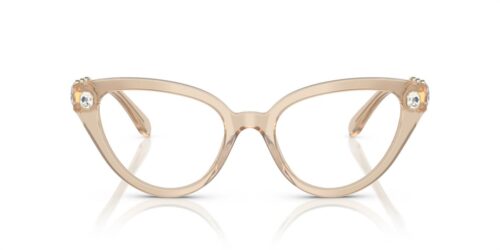 1066 - Milky Beige frame / Clear lenses