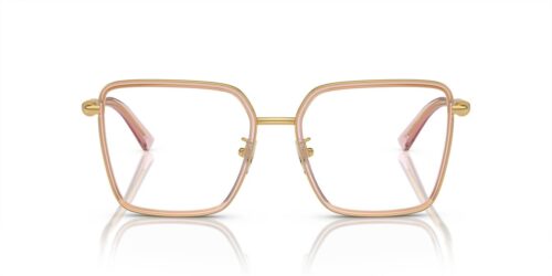 1507 - Transparent Peach frame / Clear lenses