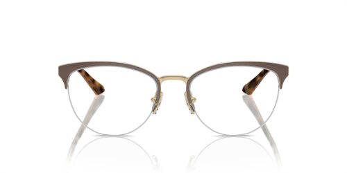 Vogue  VO4304 Oberteil Braun/Blassgold Rahmen