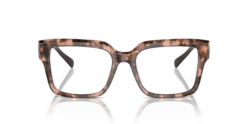 3145 - Rose Tortoise frame / Clear lenses