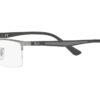 Ray-Ban RX6322I -lasit, joissa on asemetallin muotoiset kehykset