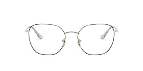 5078 - Montatura Top Havana/Oro chiaro / Lenti trasparenti