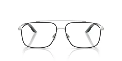 1324 - Silver/Matte Black frame / Clear lenses