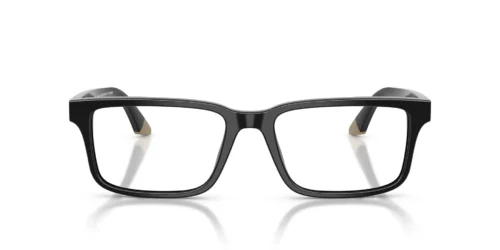 6313 - Black/Beige frame / Clear lenses