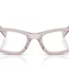 Miu Miu  MU04YV Mauve Transparent Frame