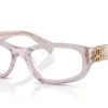 Miu Miu  MU04YV Mauve Transparent Frame