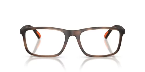 5974 - Matte Dark Havana frame / Clear lenses