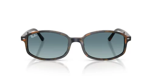 13563M - Yellow & Blue Havana frame / Blue Gradient Grey lenses