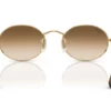 Ray-Ban Oval RB3547 -lasit, kirkas, liukuvärjätty ruskea