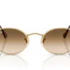 Ray-Ban Oval RB3547 -lasit, kirkas, liukuvärjätty ruskea