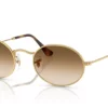 Ray-Ban Oval RB3547 -lasit, kirkas, liukuvärjätty ruskea