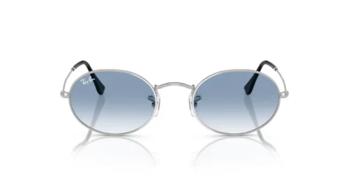 Ray-Ban Oval RB3547 Clear Gradient Blue