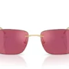 Ray-Ban  RB3768 Dark Violet Mirror Red