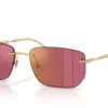 Ray-Ban  RB3768 Dark Violet Mirror Red