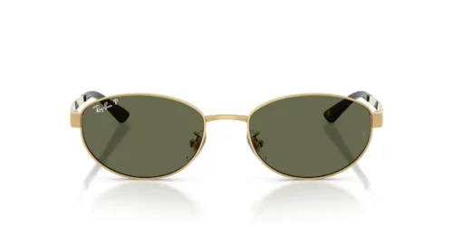 001/9A - Arista Gold frame / Dark Green Polarized lenses