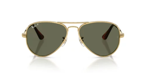 001/58 - Arista Gold frame / Green Polarized lenses