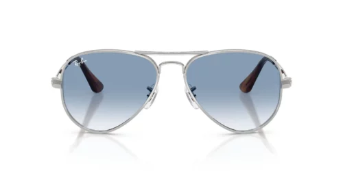 003/3F - Silver frame / Clear Gradient Blue lenses