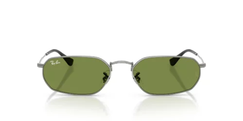 004/4E - Gunmetal frame / Green lenses