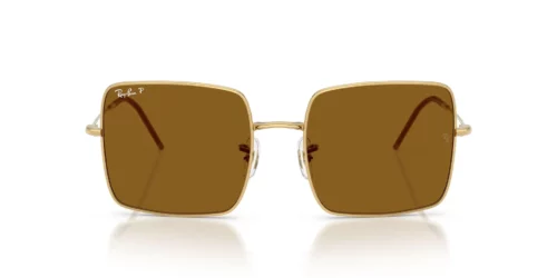 001/83 - Arista Gold frame / Dark Brown Polarized lenses